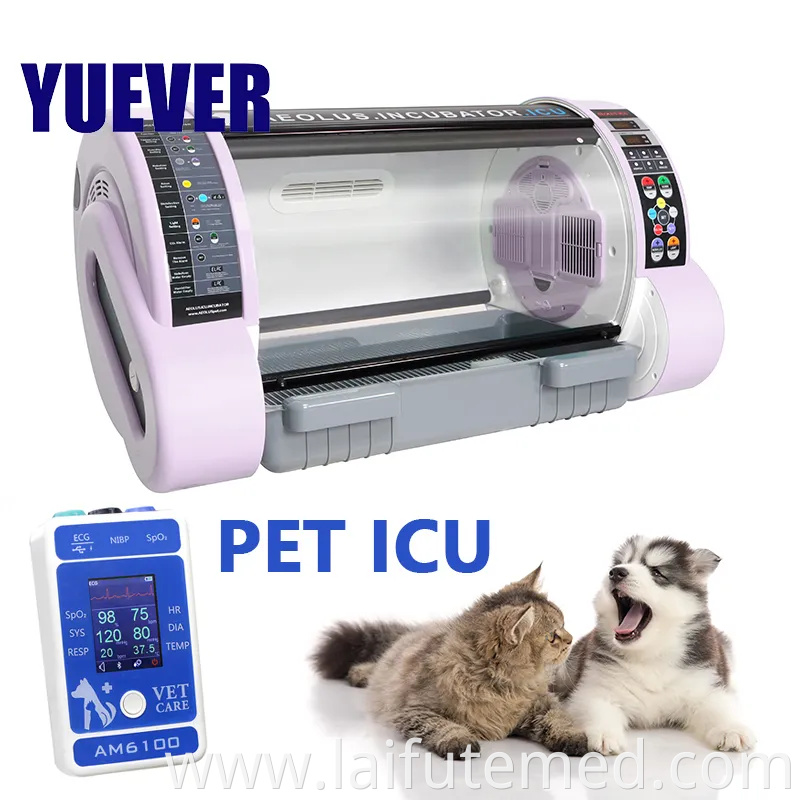 Chinese Manufacturer Veterinary Medical ICU Incubator Equipment Puppy Dog Puppy Pet Incubator for Pet Clinic